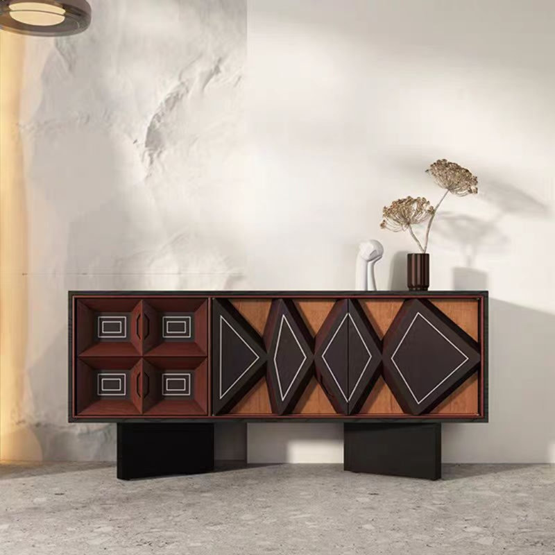 Buffet moderne et rétro, H 35,43 po x l 62,99 po x P 15,75 po
