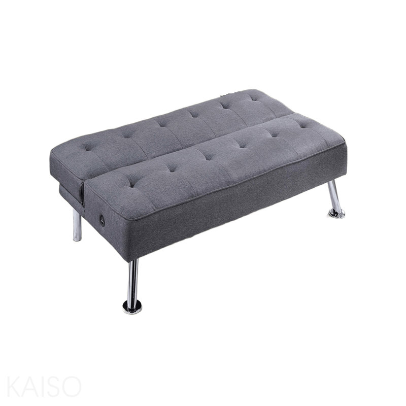 Bleu gris couleur canapé en polyfibre réglable 1pc, Bleu gris