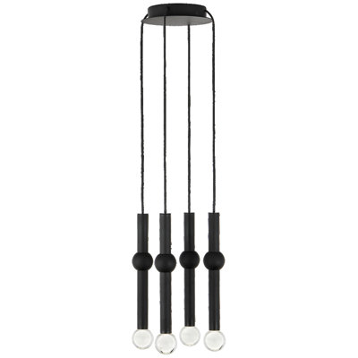 Guyed 4 - Light LED Pendant