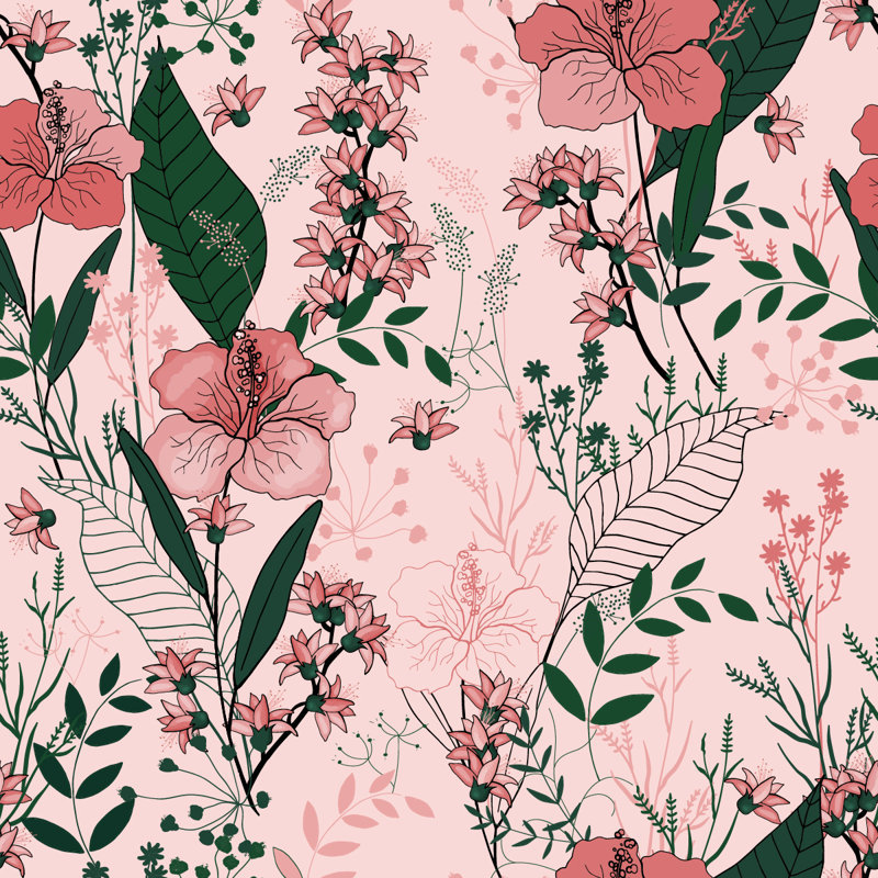 Peel & Stick Wall Mural, 10.42' W x 10.42' L