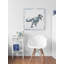«Dino agressif», reproduction sur toile tendue-976312393