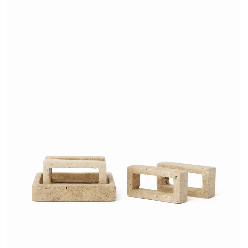 Travertino - Napkin Rings