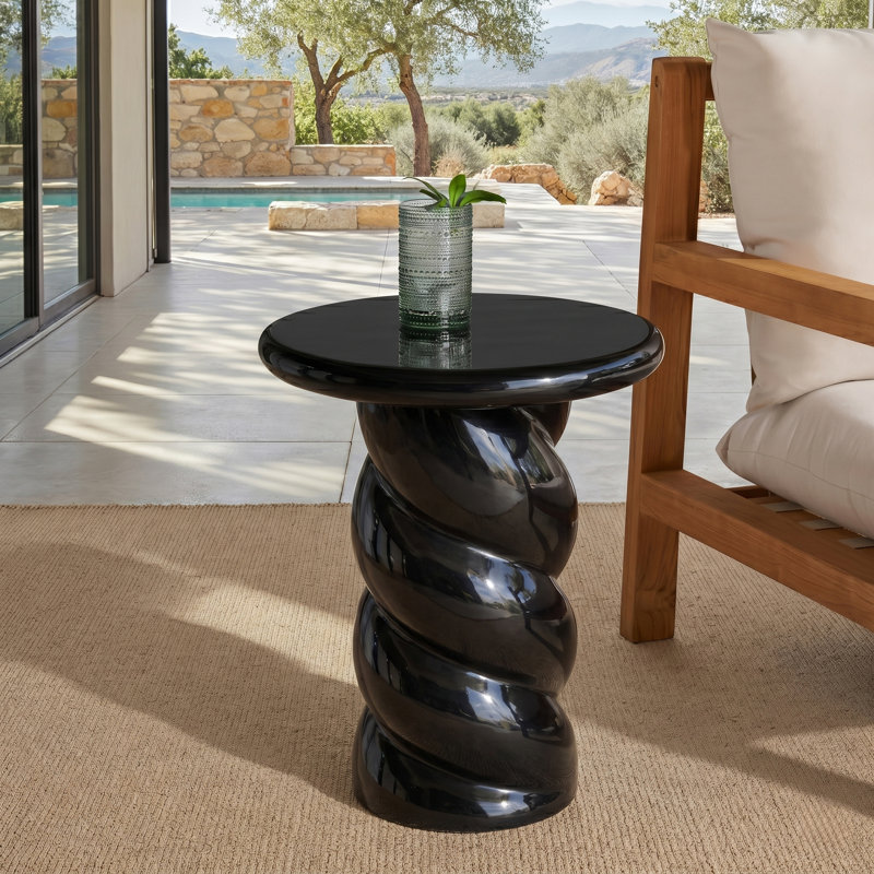 Table d'appoint Noelly, Noir