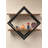 2 Piece Diamond Floating Shelf