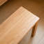 (1M) Banc de table en bois de chêne naturel pour salle à manger-2141062163