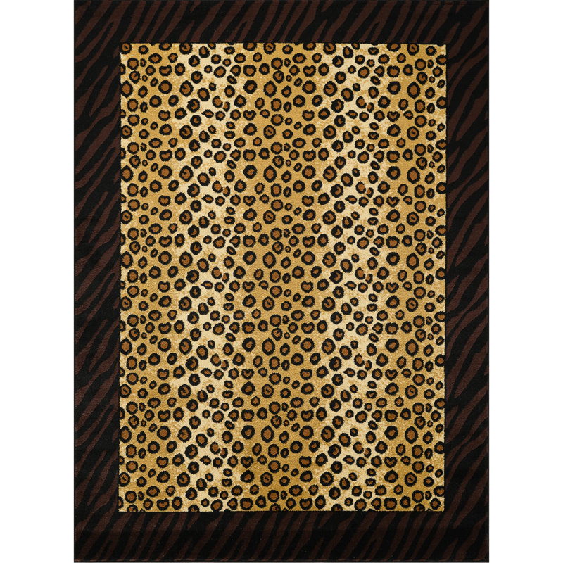 Tribes Multi Animal Print Area Rug - Exotic & Colorful, Rectangle 7'10" x 10'3"
