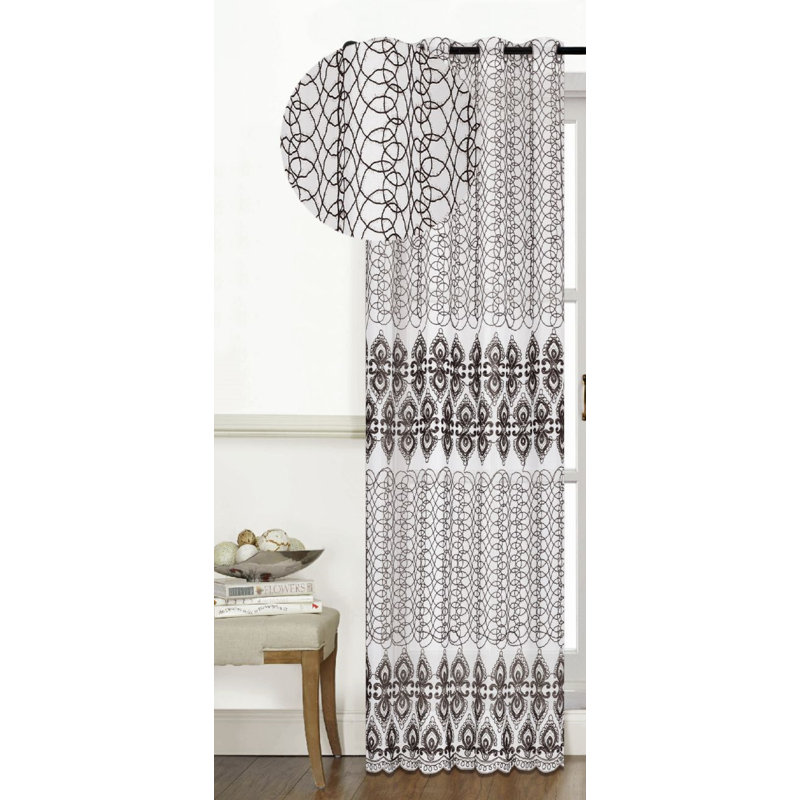 Semi Sheer Curtain Single Panel