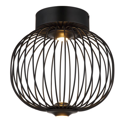 Ceiling light in metal, 1 x LED