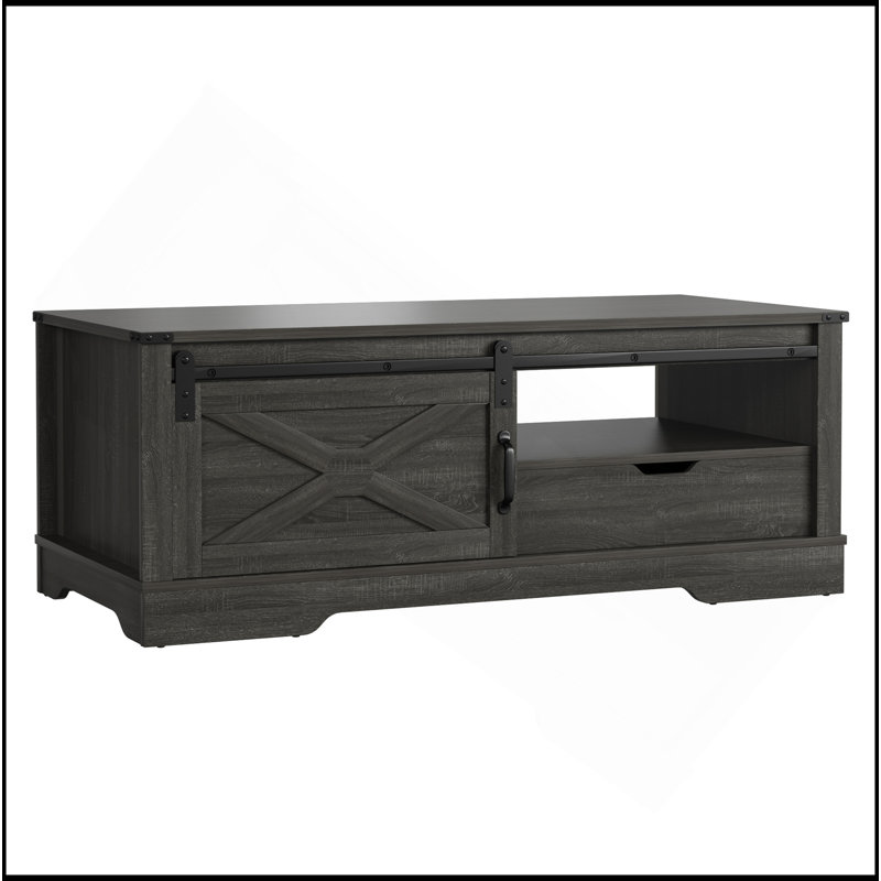 Grande table rectangulaire à porte de grange coulissante Farmhouse