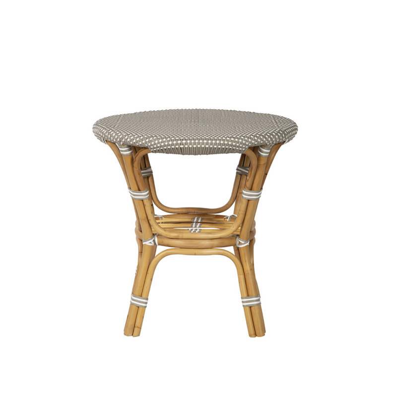 Table de bout avec rangement Ahviana, Gris