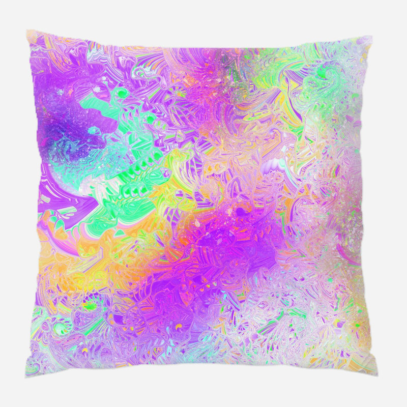 Silvana Throw Pillow, Microsuede, Indoor