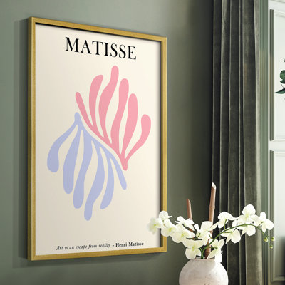 Matisse CDL XXXVII, reproduction encadrée - bois massif