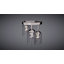 Luminaire à 3 lumières 10,5 po Park Ridge Large luminaire encastré cylindrique large transitionnel, abat-jour, compatible DEL, pour plafonds bas, chambre à coucher, couloir, cuisine-286782879-271556247