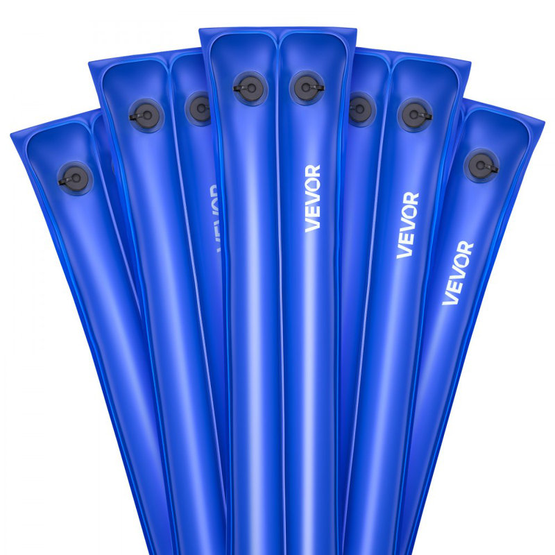 Couvercle de chambre à air 26 tubes à double chambre pour piscine d'hiver 8 pi, 0.02"H  x 93.72"W x 11.76"D, Blue, 5