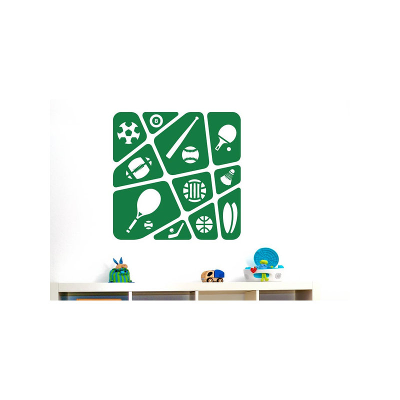 Sports Wall Decal, Green