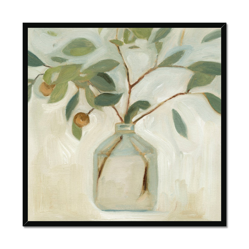 Arrangement I by Emma Scarvey - Painting, Black Framed Paper Print, 80cm H x 80cm W