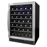 Danby Single Zone 23.8'' Built-In 60 Bottle Wine Refrigerator with Reversible Door