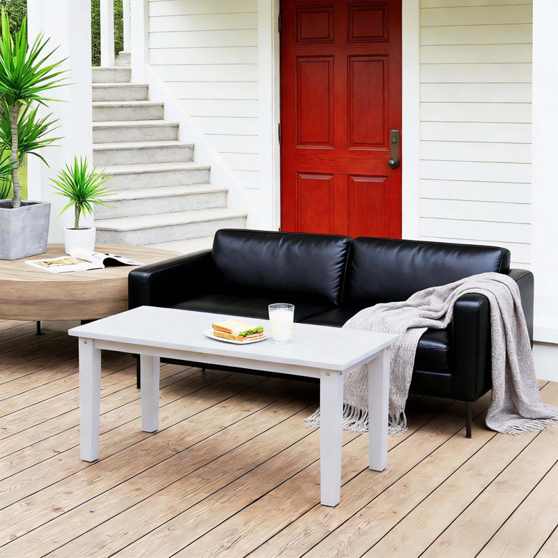 Table d'extérieur, table basse d'extérieur, White