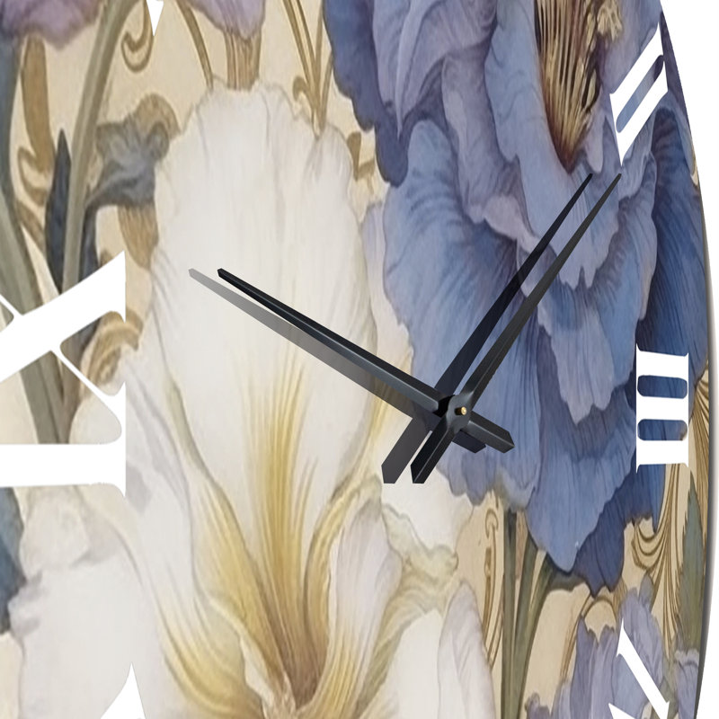 Hibiscus blanc épanouissant - Illustration rétro - Fleurs sauvages, Petit