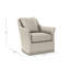 Arcadia Flared Arm Swivel Glider-948679530