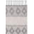 Burnstad Hand Woven Wool/Cotton Geometric Rug in Gray/Ivory-114378212