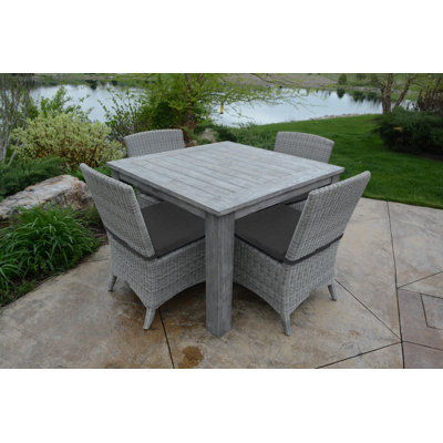 Bella Wicker Armless Outdoor Dining Chair