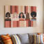Reproduction d'art sur toile, "Illustration abstraite vibrante" mettant en vedette quatre personnages féminins divers-291324499