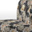 Fauteuil de chambre moderne et doré Golden Beige and Black Flowers Elegance