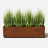 Corten Steel Series Long Box Planter-34313782