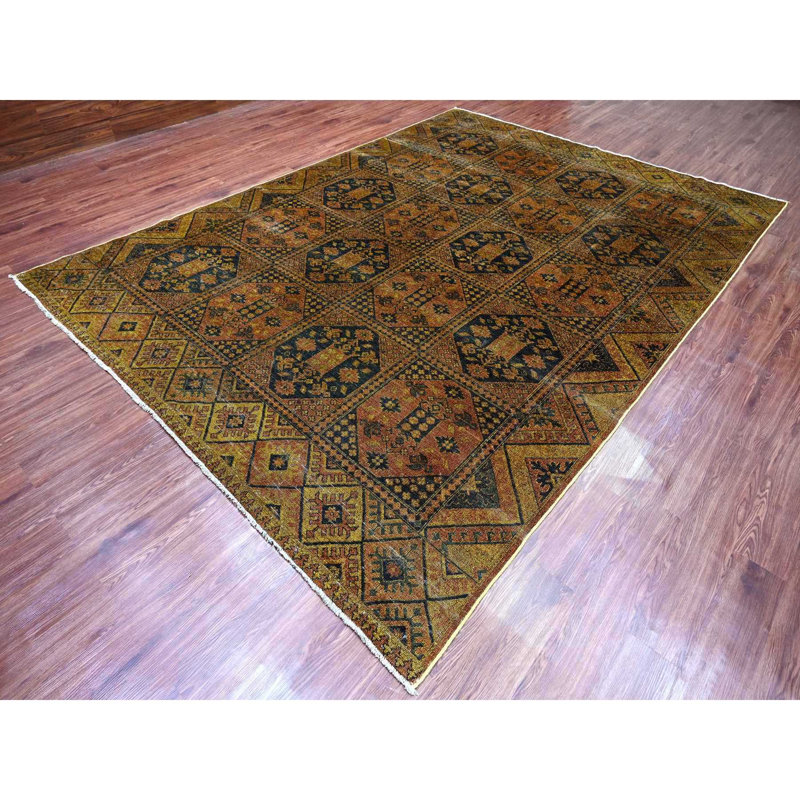 Tapis en laine pure noué à la main 8 pi 10 po x 12 pi 2 po brun 5 pi 25640 AF85547C483D242291E4D249F