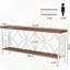 Table basse élégante, canapé de style nordique, console à 2 niveaux-1046802716