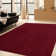 Modern Plush Solid Color Rug - Burgundy, Pet and Kids Friendly Rug. Made in USA, Rectangle, Area Rugs Great for kids, Pets, Event, Wedding 