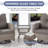 This Handcrafted 5-Piece Outdoor Seating Group Infuse Your Porch Or Patio With Timeless Charm And Natural Elegance. The Set Includes A Glider Loveseat,  2 Classic Swivel Chairs, A Side Table And A Coffee Table, Hand Woven PE Wicker Paired With A Curved W-327869353-315604859