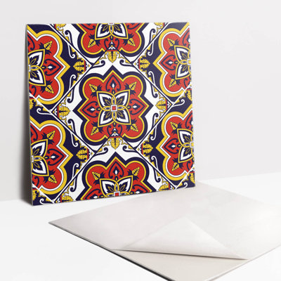 Belby 30cm x 30cm PVC Mosaic Tile in Red