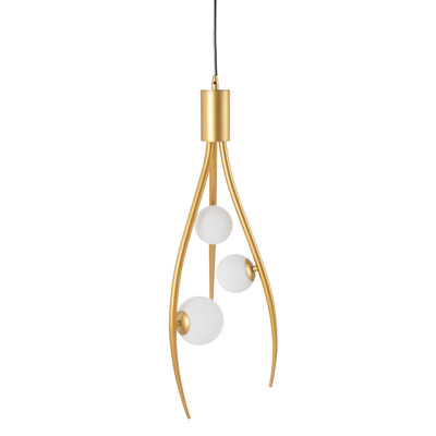 Mcgowen 3 - Light Gold Cluster Pendant