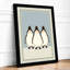 Three Penguins Minimalist - Framed Print-1980691000-1980691003