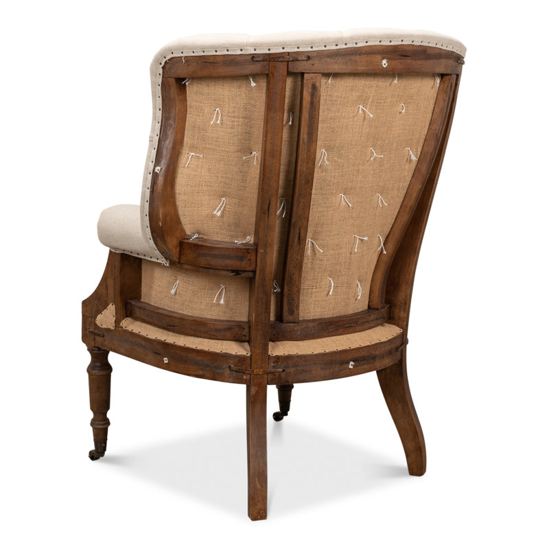 Welsh Leather Wingback Chair