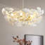 31.5 " 6-light Ceramic Ginkgo Leaf Chandeliers-2122901071