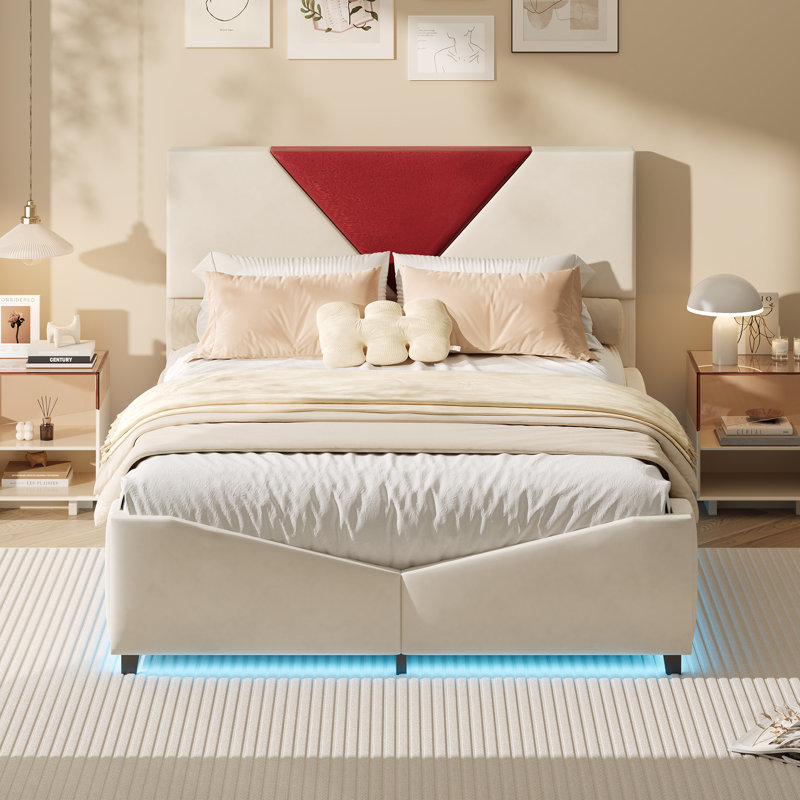 Upholstered Ottoman Storage Bed, European Double (140 x 200 cm)