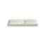 Lavabo de salle de bain rectangulaire double 54 po