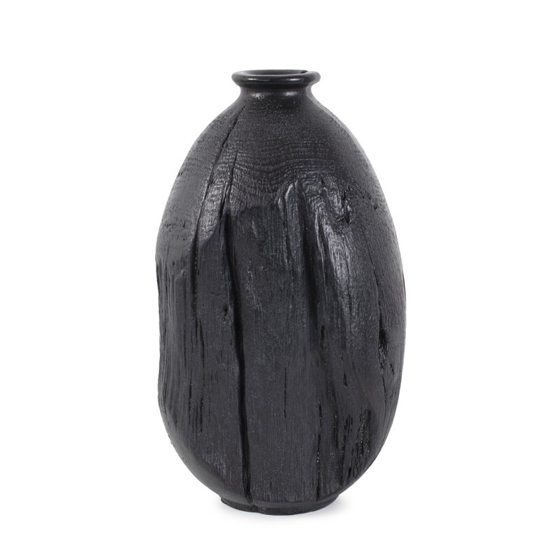 Vase de table en polyrésine Carsin, H 11,5 po x l 7 po x P 6 po