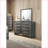 Chests &amp; Wardrobes: 5-Drawer Gray Oak Chest with Dovetail Joinery | Gray | Synthetic Wood-1029861081