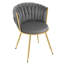 Dining Room Chairs, Kitchen Chairs, Living Room Chairs, With Metal Frame, Ergonomic, 360° Rotation, For Kitchen, Living Room, Balcony, Velvet Seat-666463695-642139511
