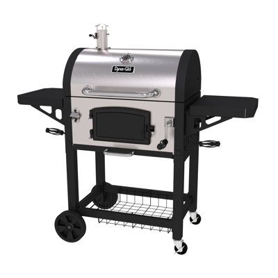 Barbecue baril au charbon 32 po avec tablettes latérales Dyna-Gio