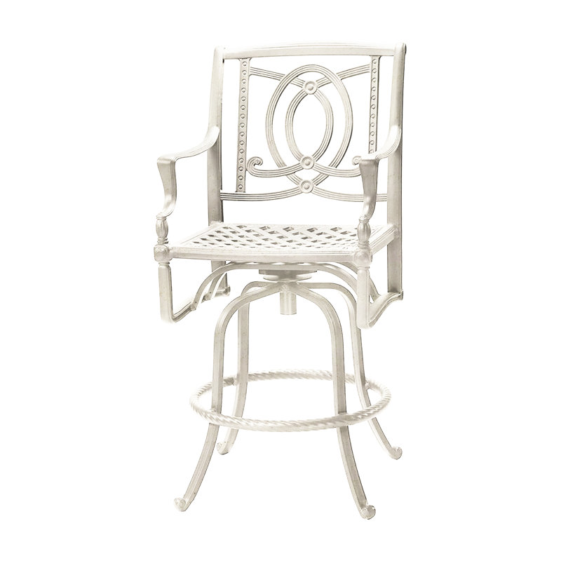 Bel Air 29" Swivel Patio Bar Stool, Shade, 29"