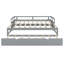 Lit de jour extensible avec couchette, lit de jour en bois avec couchette, gris (ANCIEN SKU: WF194887AAE)-719157319