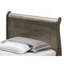 Charmant lit simple gris avec rangement