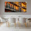 Ensemble de 3 tableaux sur toile représentant l'architecture des balcons de la Nouvelle-Orléans-1741376137