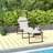 Outsunny Outdoor Lounge Chair, Adjustable Backrest Folding Chaise Lounge, Cushioned Tanning Chair W/Sunshade Roof & Pillow Headrest For Beach, Camping, Hiking-563979717
