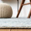 Tapis géométrique en laine et en coton tissé à la main avec latex Marbella-1397880926